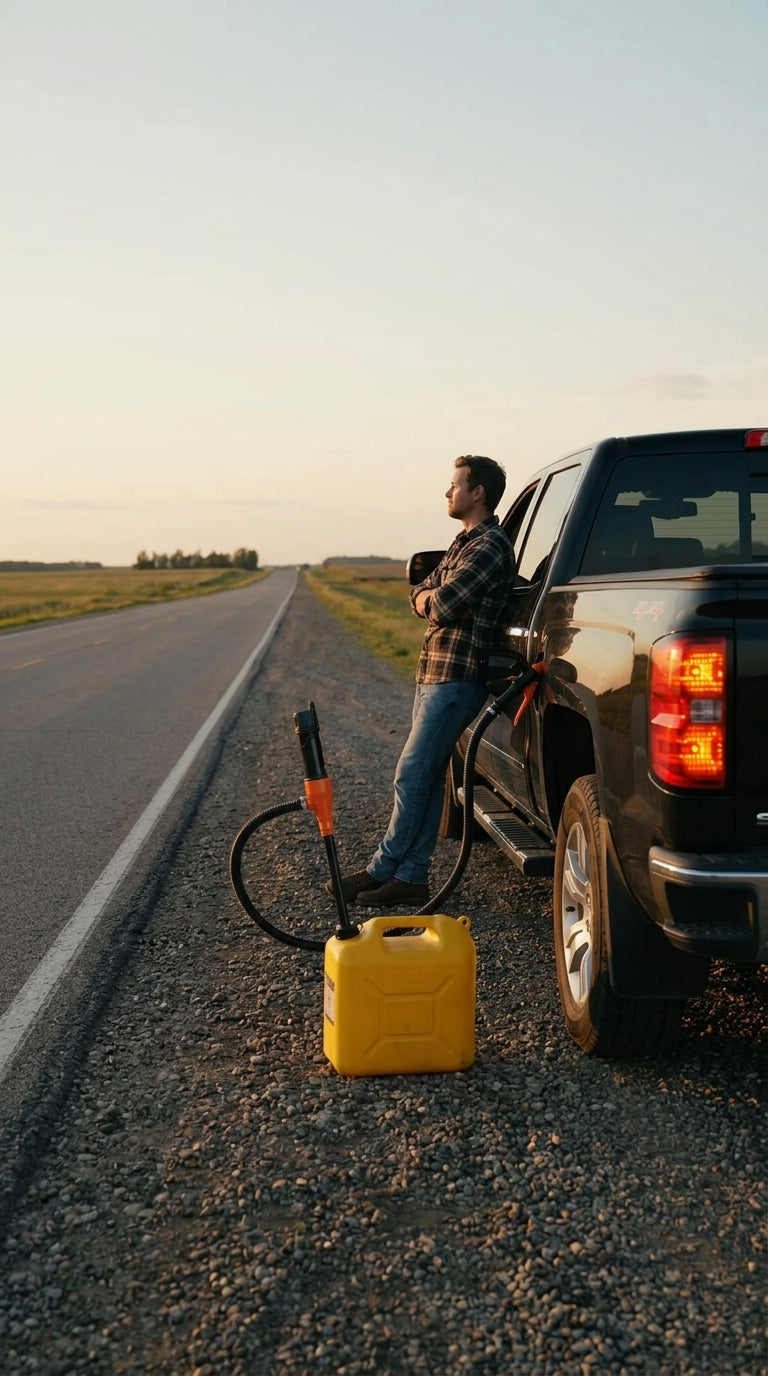 FuelMeister – Betanken ohne Anheben eines Kanisters