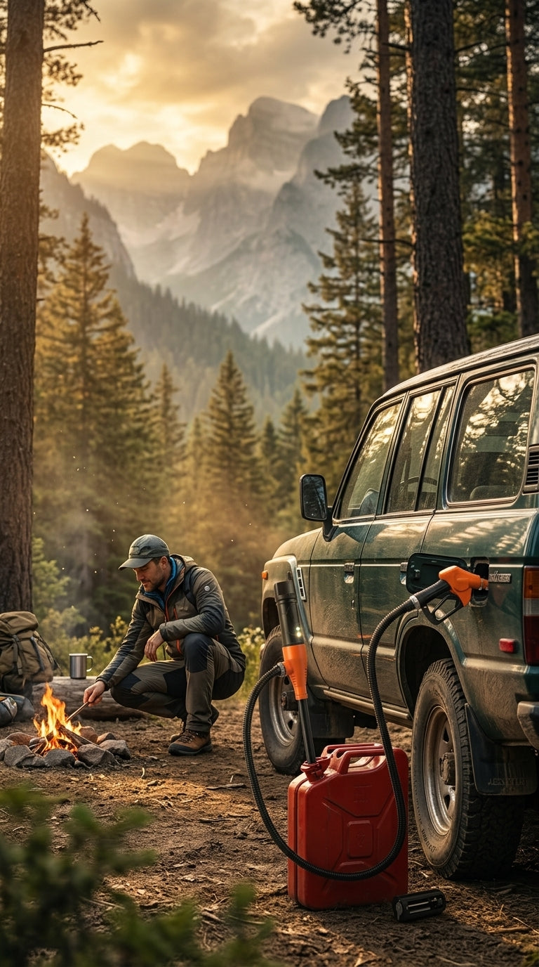 FuelMeister – Betanken ohne Anheben eines Kanisters