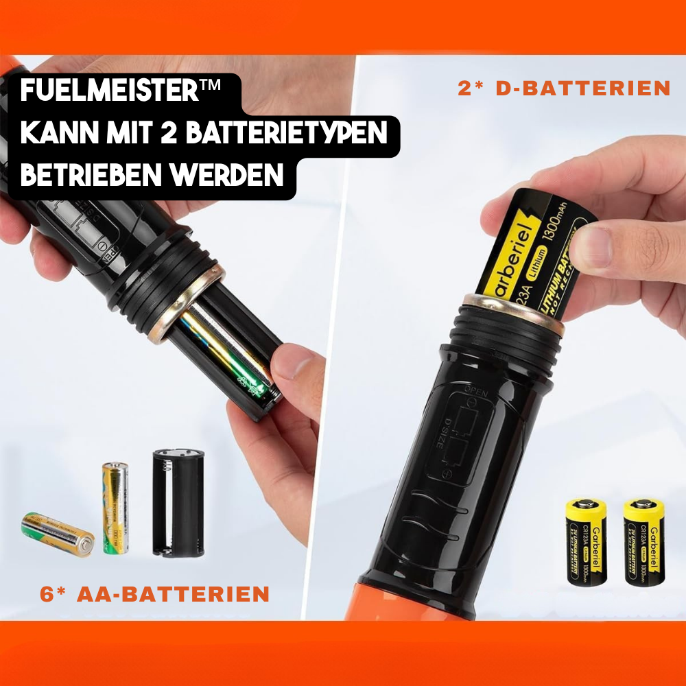 Kraftstoffpumpe mit Batteriebetrieb – kompatibel mit AA Batterien und D Batterien