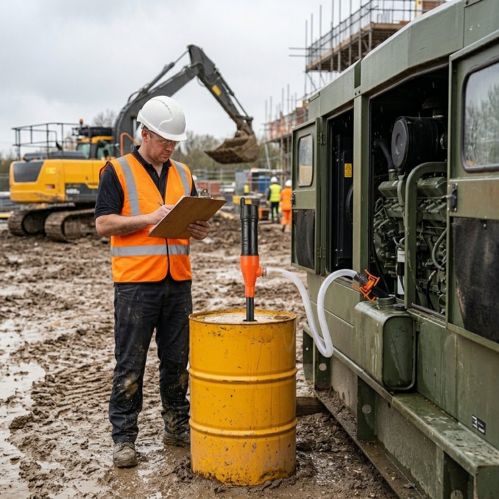 FuelMeister – In Sekunden tanken, kein Heben, kein Verschütten kraftstoffpumpe benzin umfüllen ohne verschütten - FuelMeister